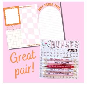 Nurse Notepad Set and Pen Set!